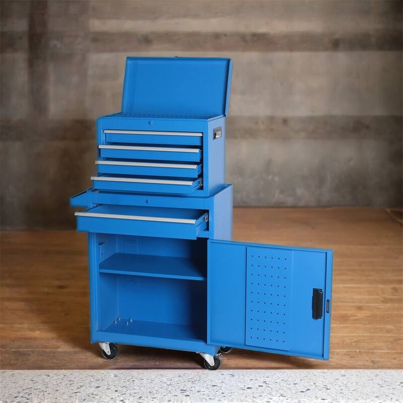 Tool Chest,Rolling Tool Storage Cabinet with Detachable Top Tool Box