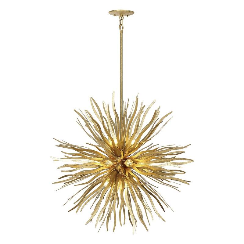 Cavalier Gold 16 Light Pendant from the Killiam Collection