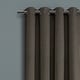 preview thumbnail 13 of 30, Porch & Den Limpus Faux Linen Grommet Top Blackout Curtain Panel