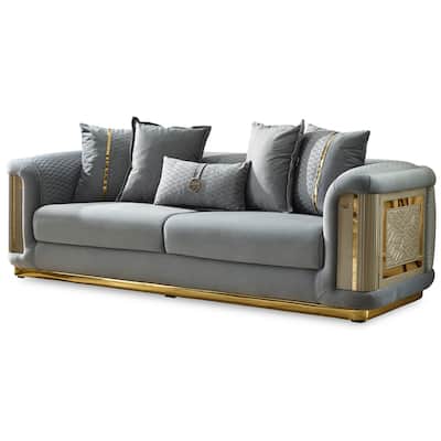Ella 3-piece Living room Set Square Arms
