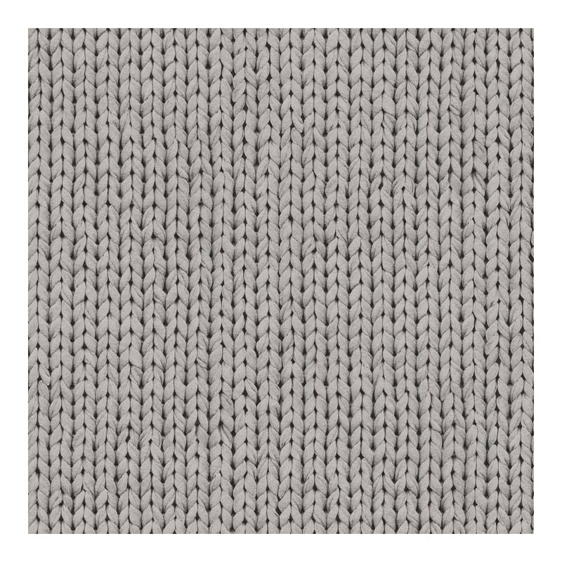 ESTA Home Hart Taupe Chevron Fabric Wallpaper - 20.5 x 396 x 0.025