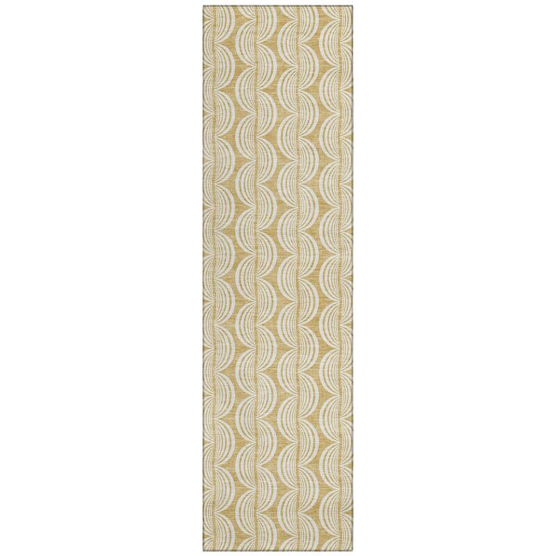 Machine Washable Indoor/ Outdoor Contemporary Chantille Rug