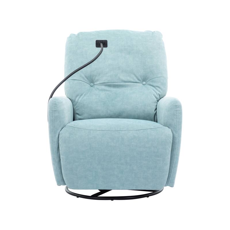 MERAX 270 Degree Swivel Electric Recliner Rocking Motion Recliner