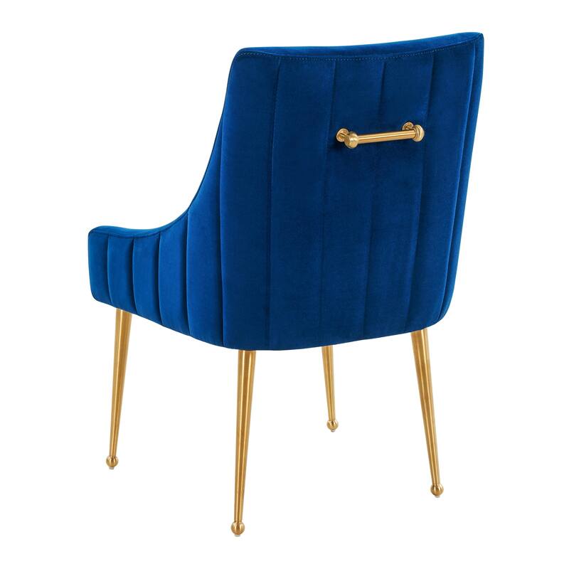Irina Dining Chair Velvet Side Chair with Stainless Steel Leg