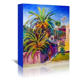 Americanflat - 8" x 10" Yard In Hollywod by Suren Nersisyan Wrapped ...
