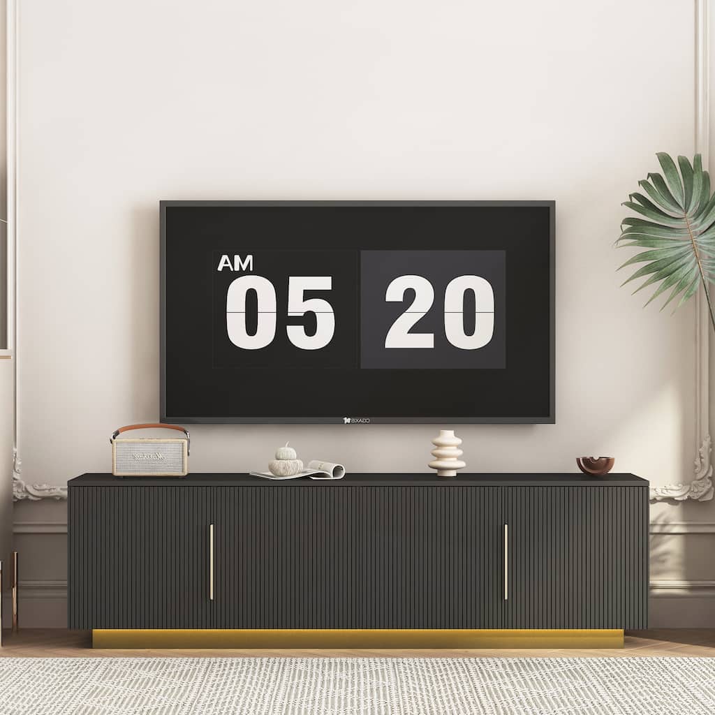 68 inch Modern TV Stand with 16 Color LEDs