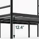 preview thumbnail 3 of 10, Priage by ZINUS Black Metal Canopy Platform Bed Frame