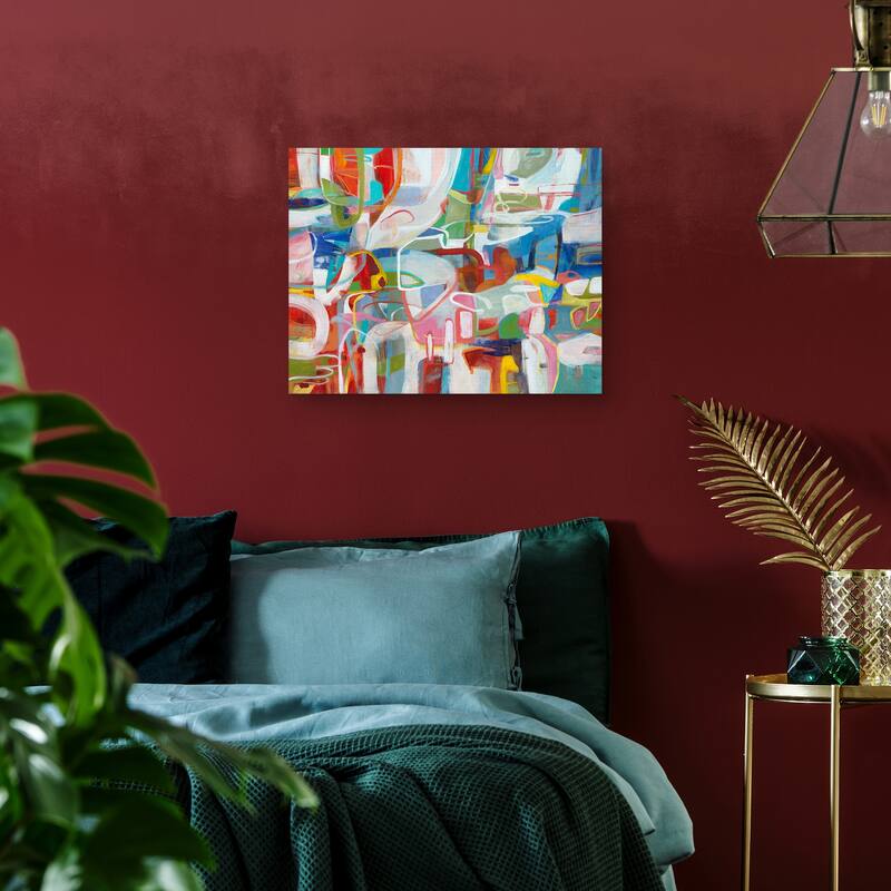 Colour Connection by Lisa Ridgers Canvas Art Print