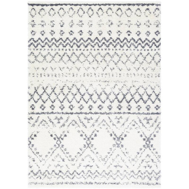 Livabliss Maroc Shag Boho Moroccan Shag Area Rug