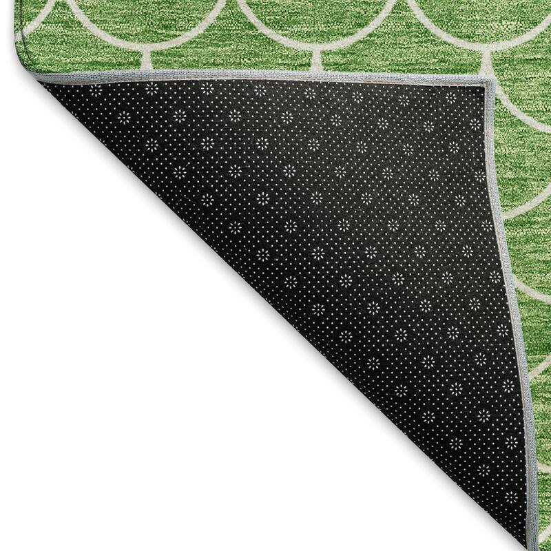 Premium Washable Super Soft Geo Scallops Mayfield Rug