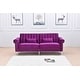 preview thumbnail 17 of 78, Legend Furniture Covertible Velvet Sofa Bed Sleeper