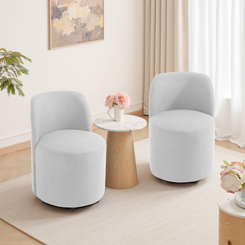 Lumibee 21" W Upholstered Side Dining Chair Set of 2
