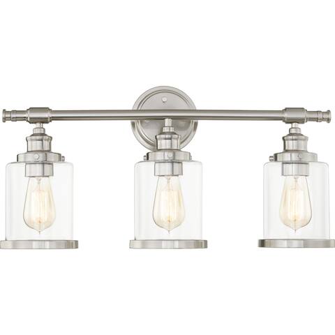Alford 3-Light Brushed Nickel Vanity Light