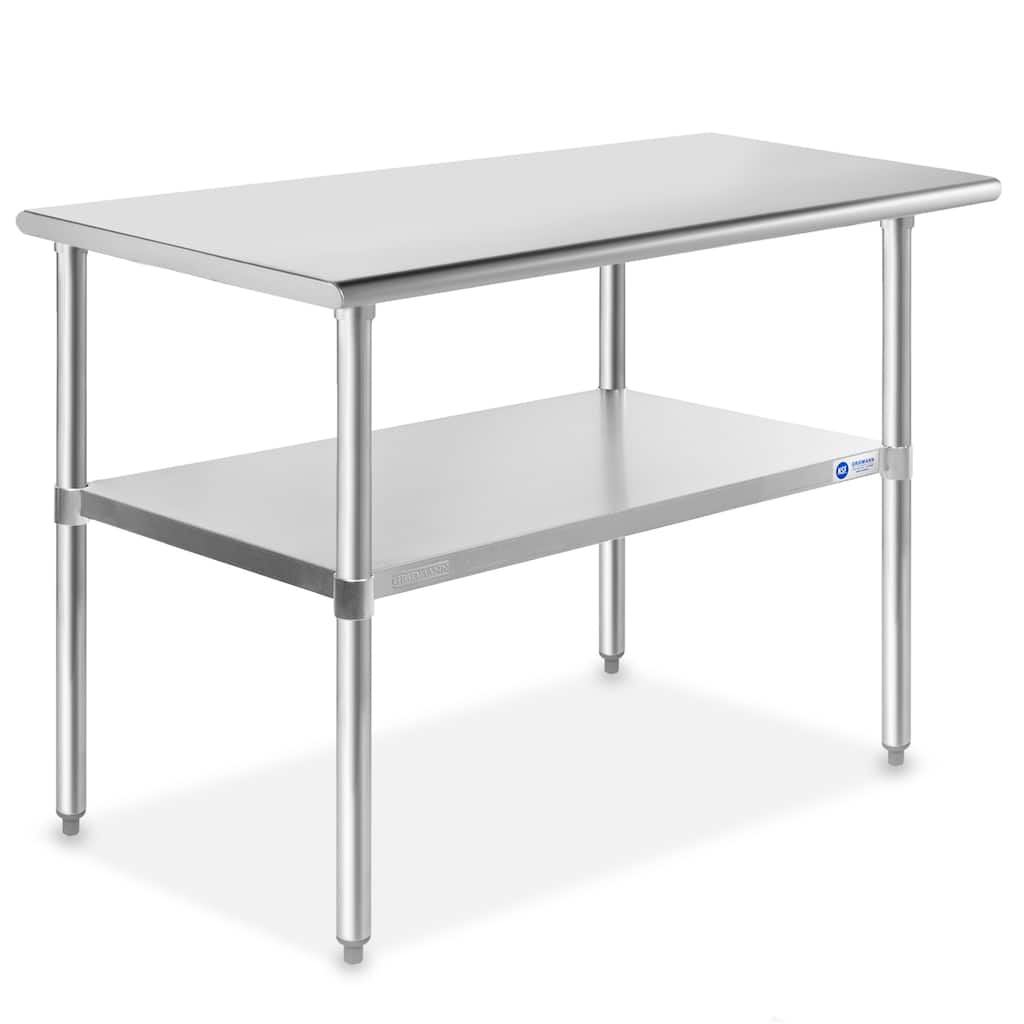 48 x 24in NSF Stainless Steel Commercial Prep Table