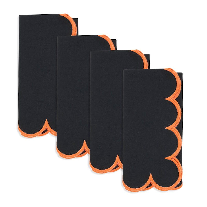 Sweet Edge Scalloped Napkin (Set of 4) - 20"x20"