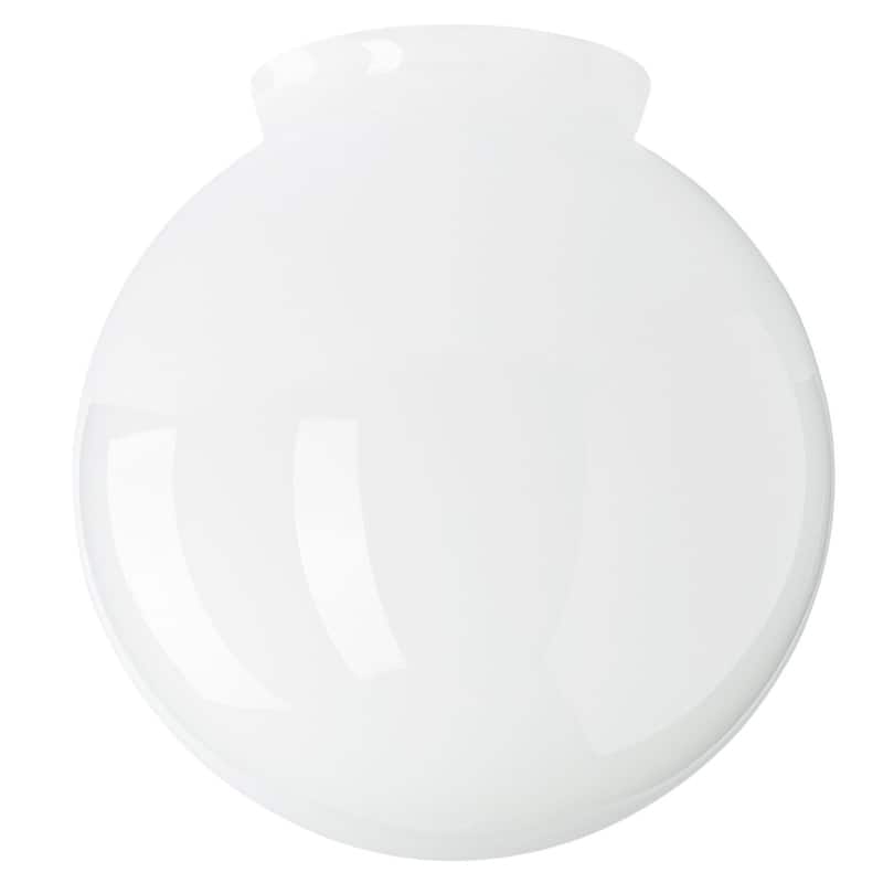 White Opal Ceiling Fan Light Fixture Glass Globe