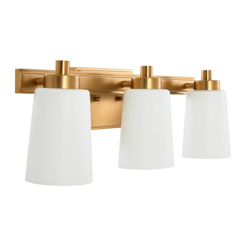 Robert Stevenson Lighting Sullivan Park - Glass and Metal Vanity Light