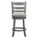 preview thumbnail 28 of 42, Verona Ladder Back Swivel Counter Height Stool by iNSPIRE Q Classic
