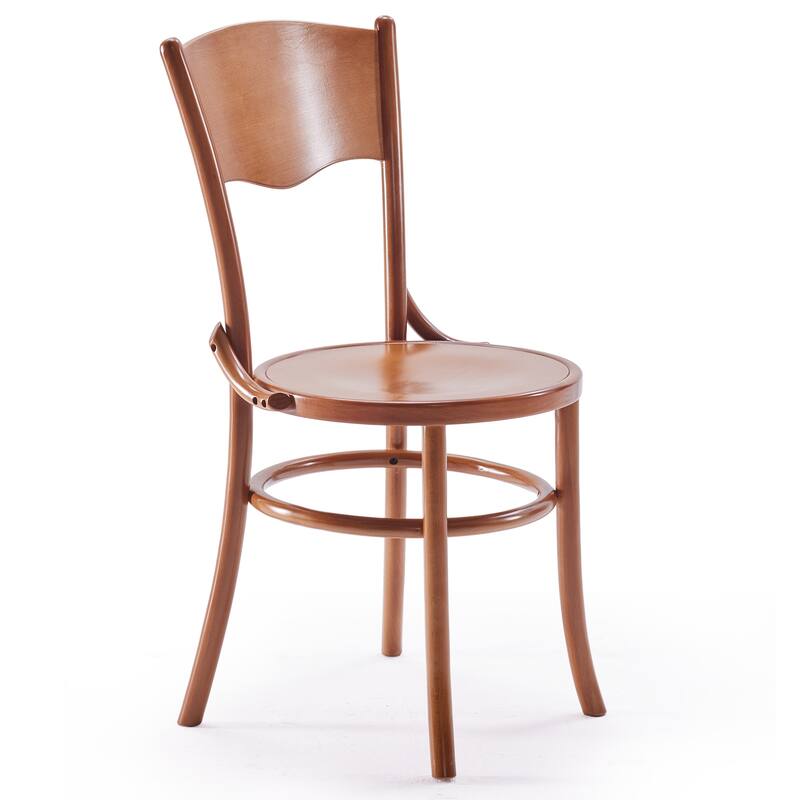 Solid Wood Dining Set of 2, Rustic Farmhouse Kitchen & Dining Room Chairs, Mid Century Table Chairs, Fully Assembled