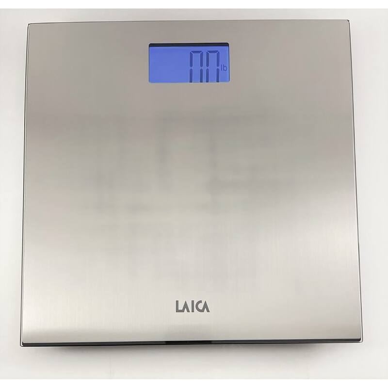 LAICA 400 lbs Digital Glass and Stainless Steel Bath Scale Medium