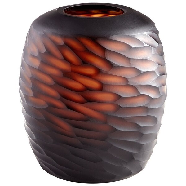 Cyan Design Medium Comet Vase Comet 9.25" Tall Glass Vase - Amber