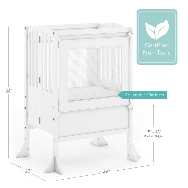 Guidecraft Contemporary Kitchen Helper Double White