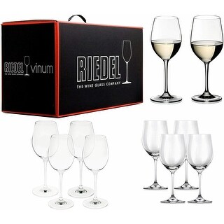 Riedel 7416/81 Vinum Pay 6 Get 8 Mixed White set 4 Sauvignon Blanc 4 Viognier Chardonnay White