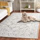 preview thumbnail 18 of 21, SAFAVIEH Handmade Ebony Fridgerdur Modern Wool Rug 6' Round - Ivory/Dark Grey - Round