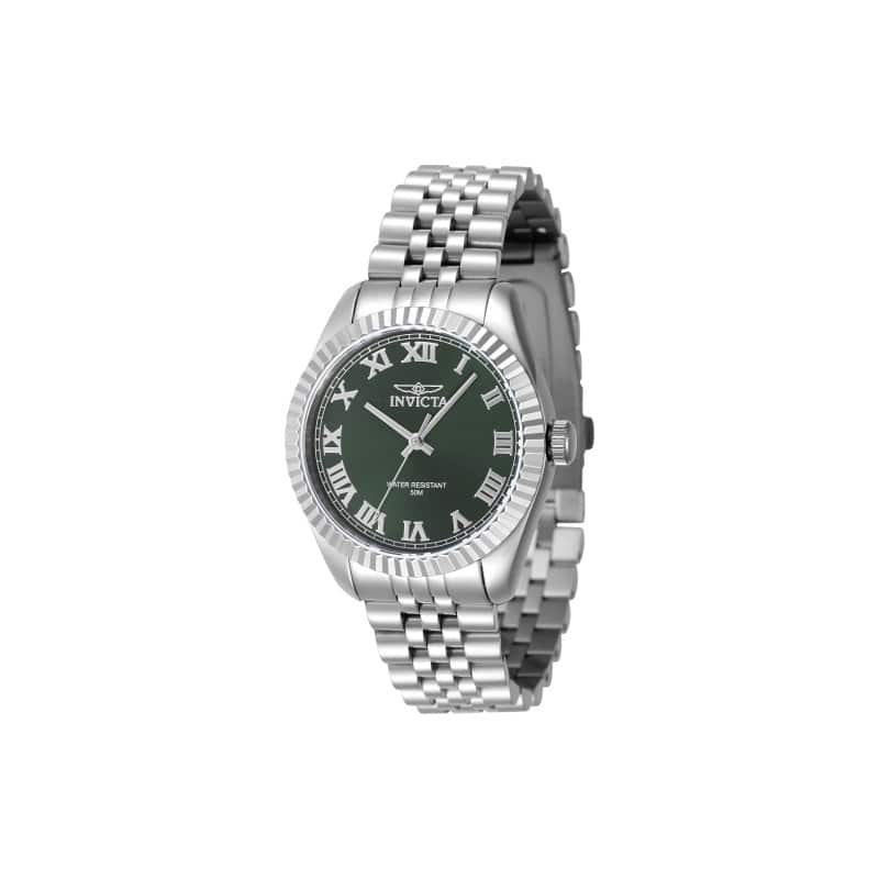 Invicta Women's 47410 Specialty Quartz 3 Hand Green Dial Watch