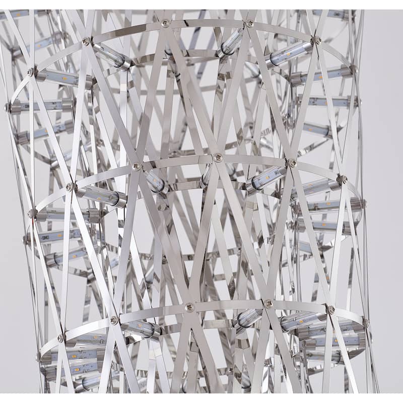 Chrome Stainless Steel LED Floor Lamp