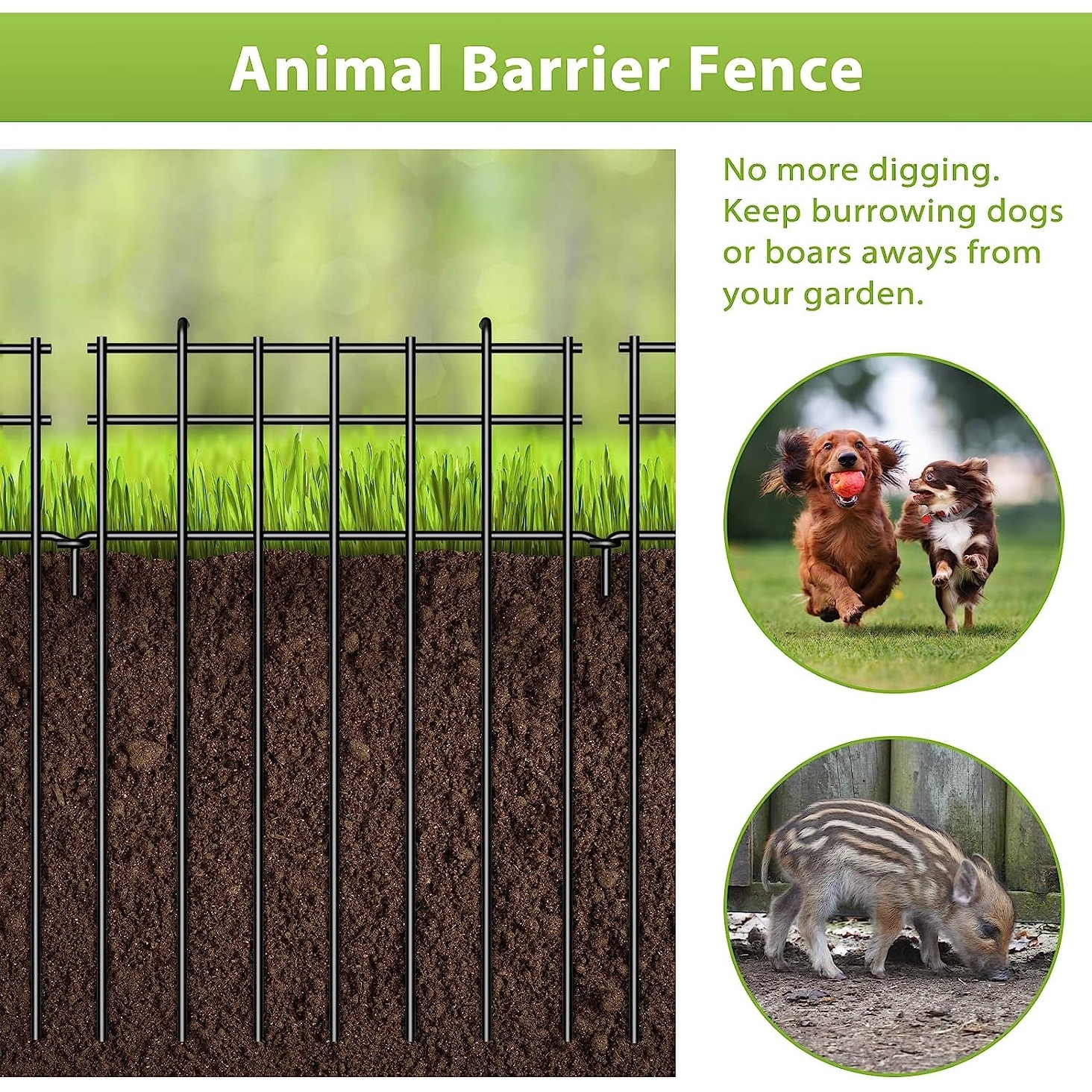 Animal Barrier Fence for Dogs 10PCS