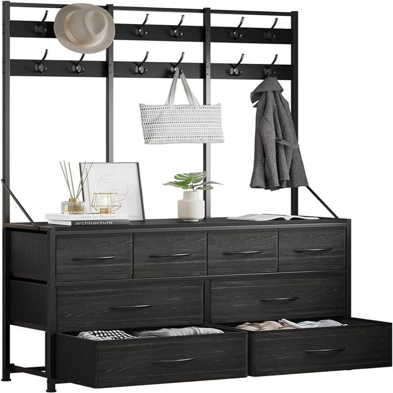8 Drawer Dresser - 11.4"D x 40.2"W x 72"H