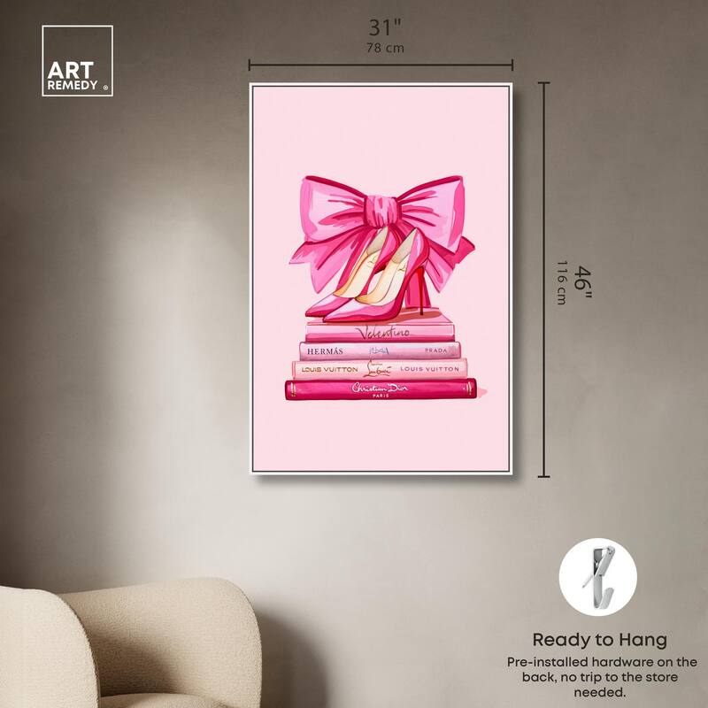 Roseate Runway Reads Canvas by Art Remedy