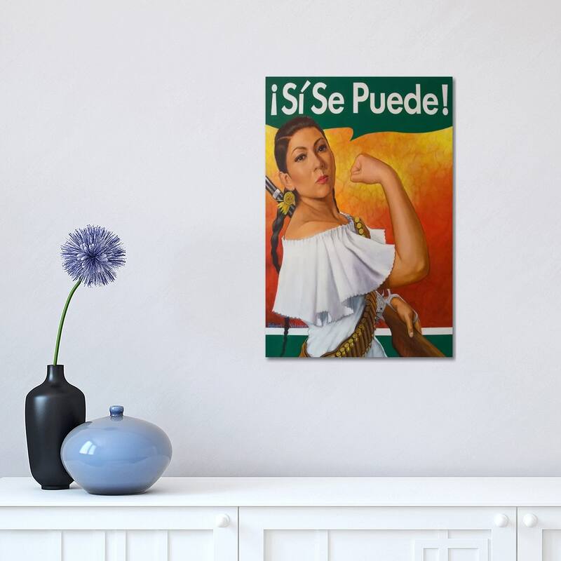iCanvas "Rosita (Si Se Puede!)" by Robert Valadez Canvas Print - 18x12x1.5