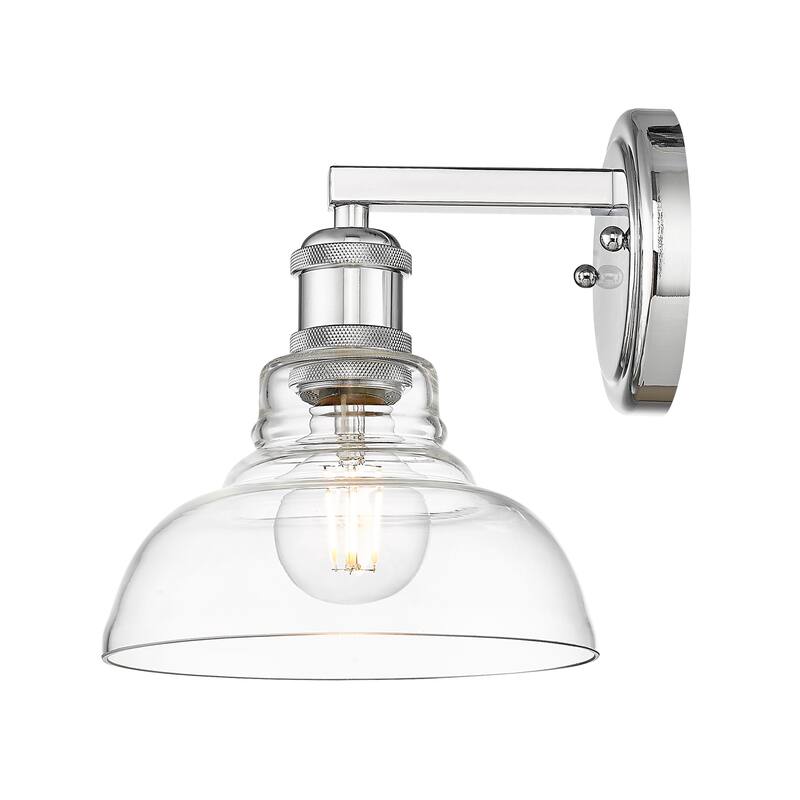 Yep by Golden Lighting Carver 1-light Vanity in Chrome