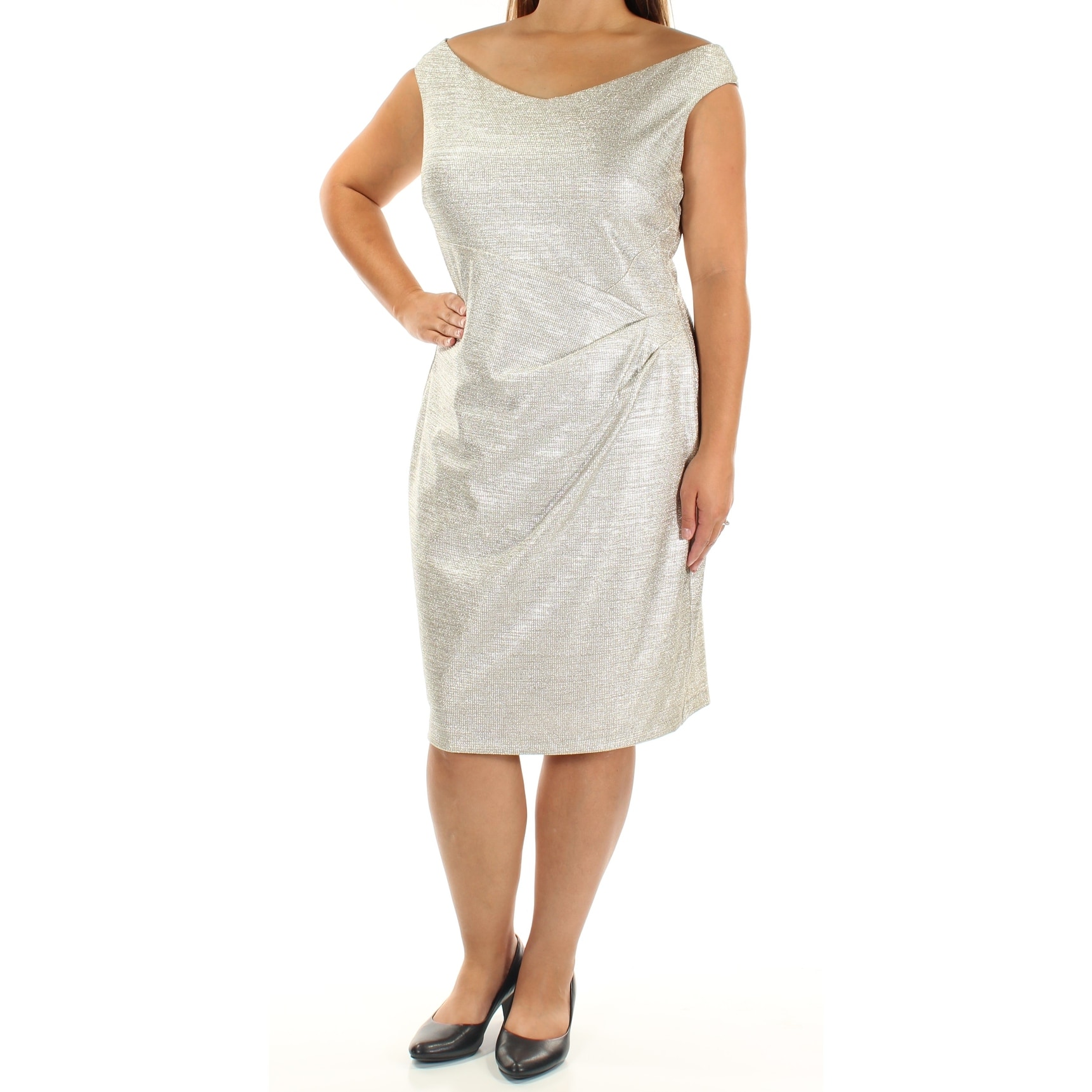 silver dress size 18