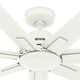 preview thumbnail 17 of 26, Hunter 72" Downtown Windmill Outdoor Ceiling Fan & Wall Control - Damp Rated - Industrial, Modern - ENERGY STAR!