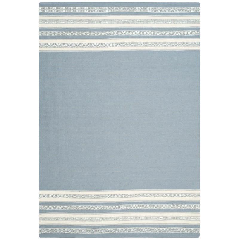 SAFAVIEH Handmade Flatweave Dhurries Mukhayyo Modern Wool Rug