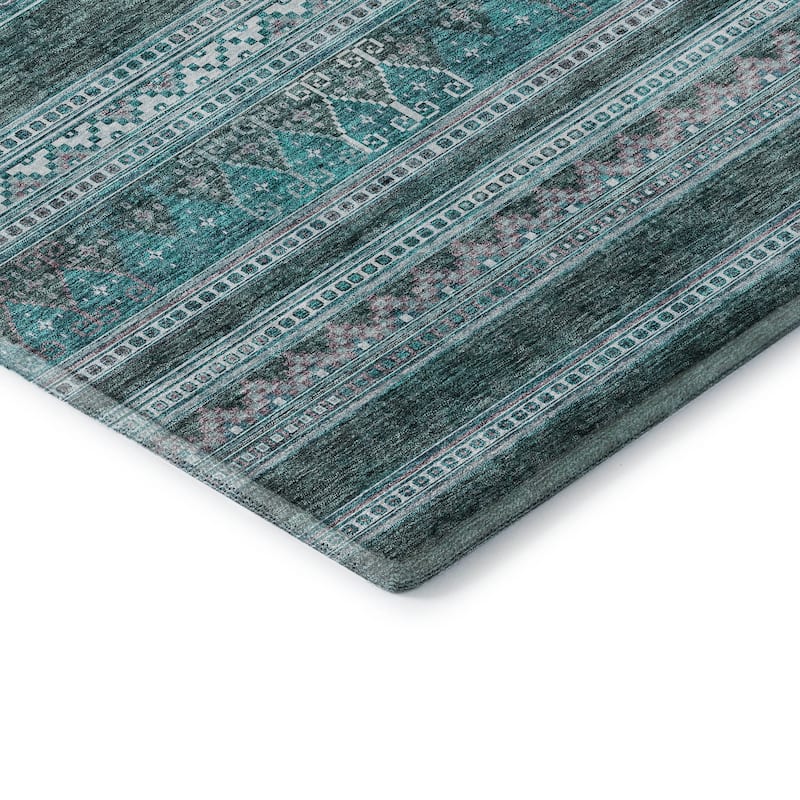 Premium Washable Super Soft Boho Stripe Mayfield Rug