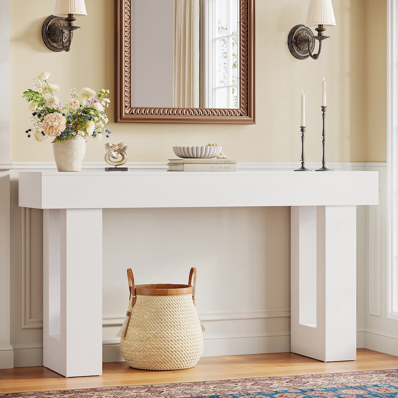 Wooden Console Table, Sofa Table for Behind Couch, Entryway, Hallway Living Room
