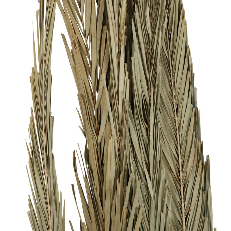 Palm Leaf Tall Home Decor Natural Foliage with Grass - Green - Roche River Decor