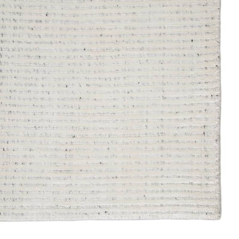 Phase Handmade Solid Color Textured Wool/ Viscose Area Rug