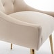 preview thumbnail 85 of 106, SEYNAR Modern Dining Chairs Set of 6, Velvet Accent Chair Tufted Back Armless Chair with Back Pull