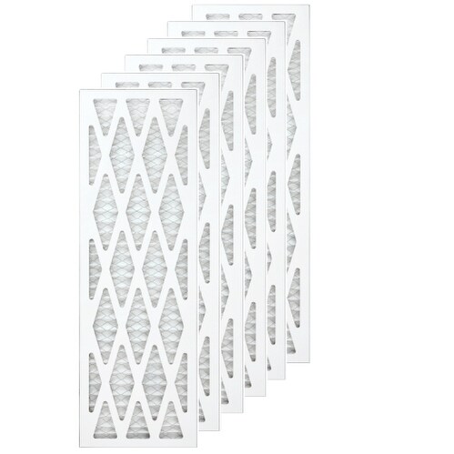 High Quality Pleated Furnace Air Filter 10x30x1 Merv 8 (6-Pack)