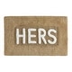 preview thumbnail 23 of 59, Jean Pierre Novelty Cotton Bath Rug - 21"x34" - "His" & "Hers"