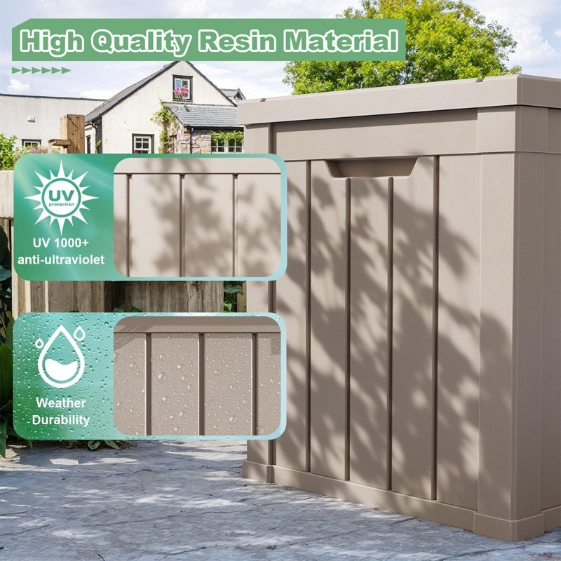 Outdoor Patio Storage Resin Lockable Deck Box - Picture 90 of 100