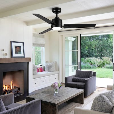 48" Lowe Profile Ceiling Fan with Light