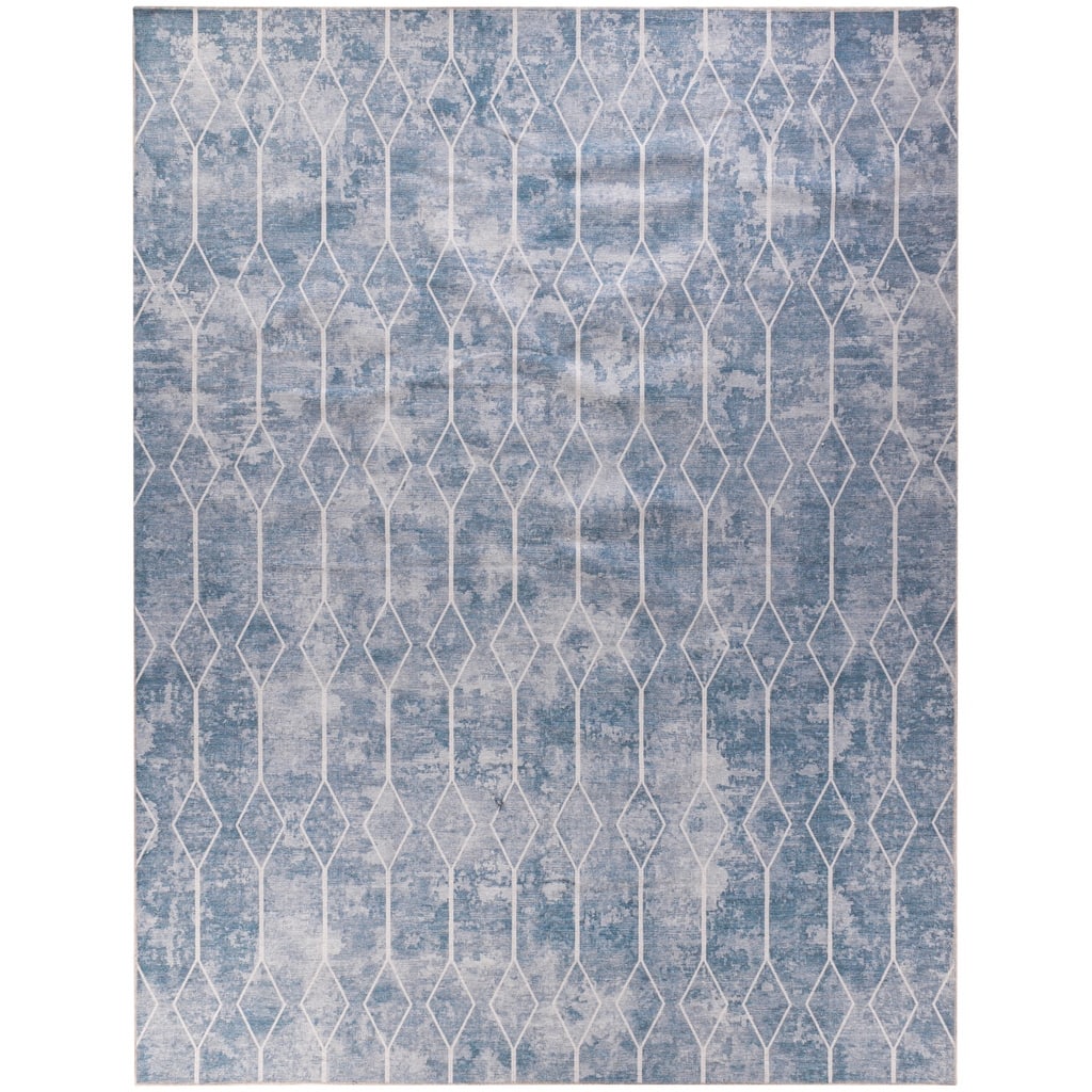 Payi Power Loomed Geometric Area Rug By HomeRoots - 9' x 12'