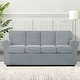 preview thumbnail 138 of 149, Subrtex 9-Piece Stretch Sofa Slipcover Sets with 4 Backrest Cushion Covers and 4 Seat Cushion Covers Oversize Sofa - Light Gray