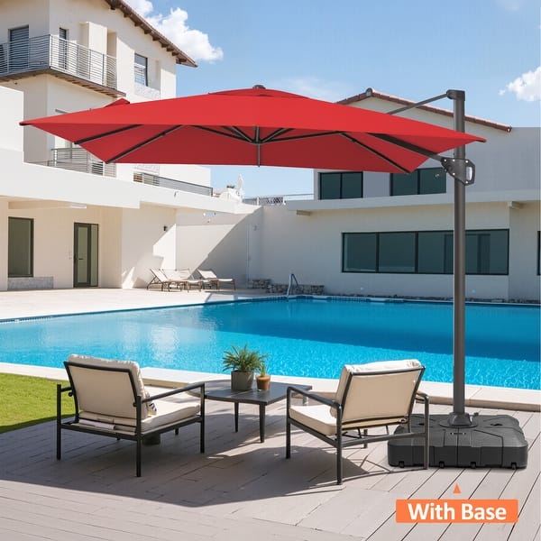 13 foot cantilever patio umbrellas Treasure Garden 13' AKZ PLUS Octagon Cantilever Umbrella main image 1